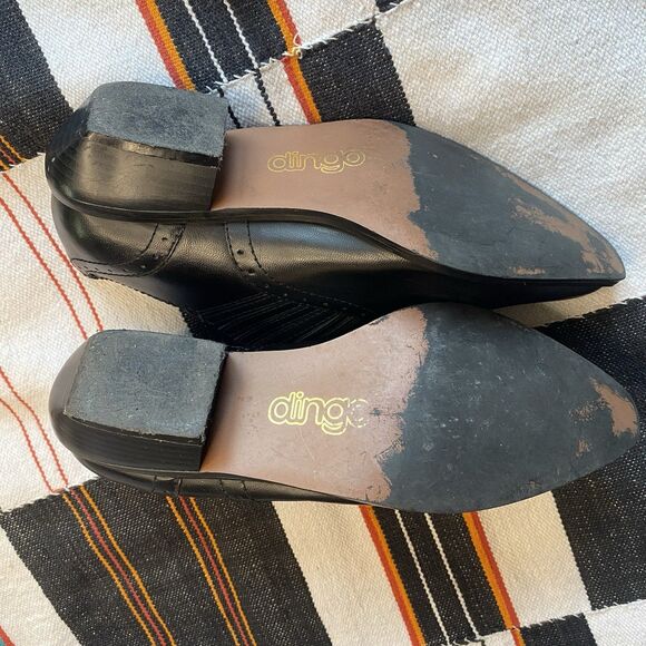 Dingo Dan Post Ankle Leather Cowboy Boots. Festival. Boho. Western. Size 8.5 M. - Picture 7 of 13